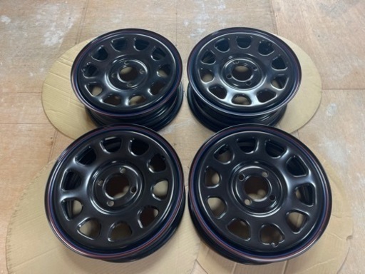 超美品　DAYTONA 14インチホイール車のパーツ タイヤ、ホイール