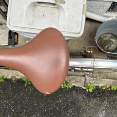 中古20インチ　変速付き折りたたみ自転車の画像