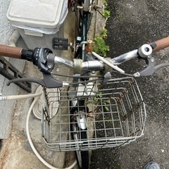 中古20インチ　変速付き折りたたみ自転車の画像