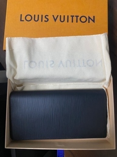 ヴィトンVUITTON　黒2つ折り長財布　新品