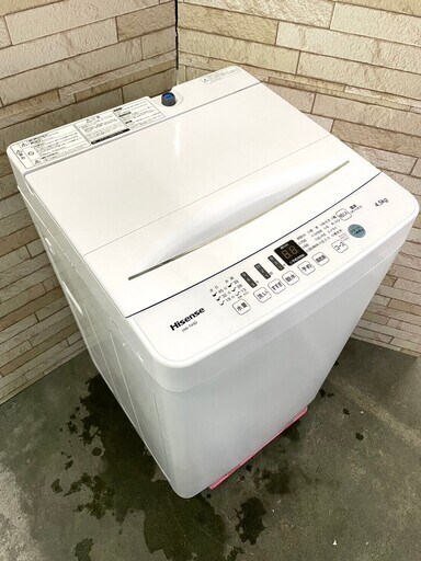 大阪送料無料★3か月保障付き★洗濯機★2020年★ハイセンス★4.5kg★HW-T45D★S-704