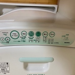 2009年製東芝の洗濯機の画像