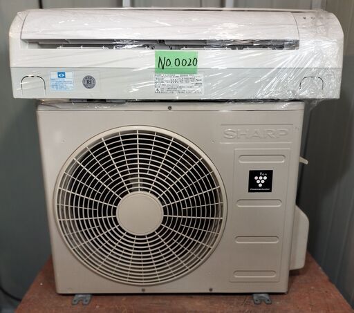 決定済ワ0020 SHARP2016年式2.2kw6畳適用38000円空気清浄機能付き＠標準工事込み大阪市内価格