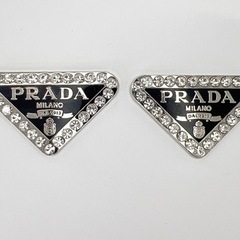 プラダ【PRADA】2個ロゴパーツ