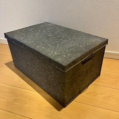 レトロ　トタン　ブリキ　収納ケース　 収納家具 収納ケース