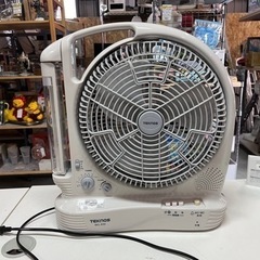 TEKNOS 多機能充電式 ラジオ付扇風機 BKL-R30 動作...