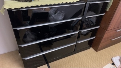 ニトリのチェスト　黒色