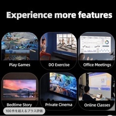 HUASHIJIE2024年新作到着5Gホーム用デュアルバンドプロジェクターの画像