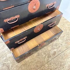 【10%OFF】庄内家具 引出し 昭和レトロ 4段 アンティーク /SL2の画像