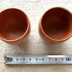 屋久杉　おちょこ　2ケセットの画像