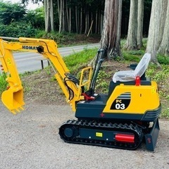 コマツミニユンボ ★ PC03-1 ★ディーゼル ★582時間★ パターン変更可★の画像