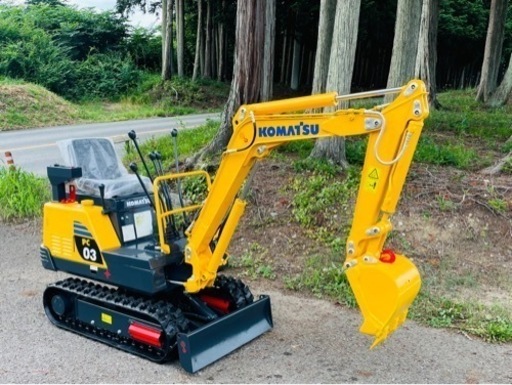 コマツミニユンボ ★ PC03-1 ★ディーゼル ★582時間★ パターン変更可★