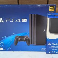 【お取引中】PS4 Pro 1TB ジェットブラック CUH-7116B バーチカルスタンド付