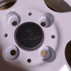ホワイト　14インチ　軽自動車用　新品タイヤホイール4本セットの画像