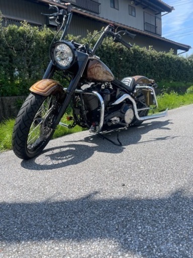 ハーレー　ソフテイルFLSTC エンジンガード