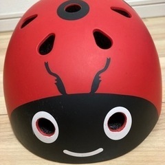 キッズ　てんとう虫　自転車ヘルメット