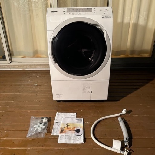 【美品2021年製】Panasonic ドラム式洗濯乾燥機 NA-VX300BL 10kg 幅639mm新品価格185,000円 宇都宮市お届け無料！！