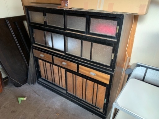 食器棚　レトロ　昭和