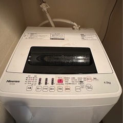 ハイセンス 洗濯機 2019年式 美品
