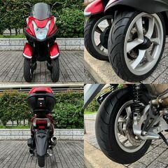 【普通免許仕様もOK】トリシティ125 SE82J BEAMSサイレンサー GIVIケース グリップヒーター 3.6万km台★TRIX★の画像