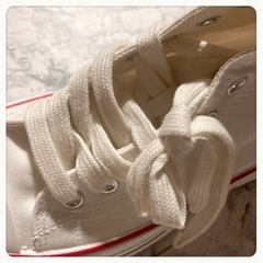 ꒰未使用꒱ハイカット ウェッジソール カジュアル シューズ 24.5cm 厚底の画像