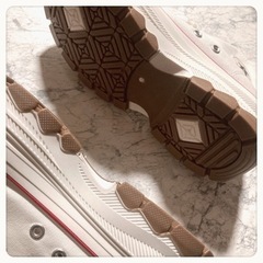 ꒰未使用꒱ハイカット ウェッジソール カジュアル シューズ 24.5cm 厚底の画像