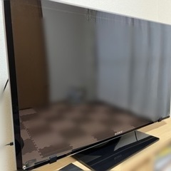 お話し中SONY40インチテレビ　保護パネル、HDD付き