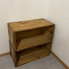 りんご箱2個