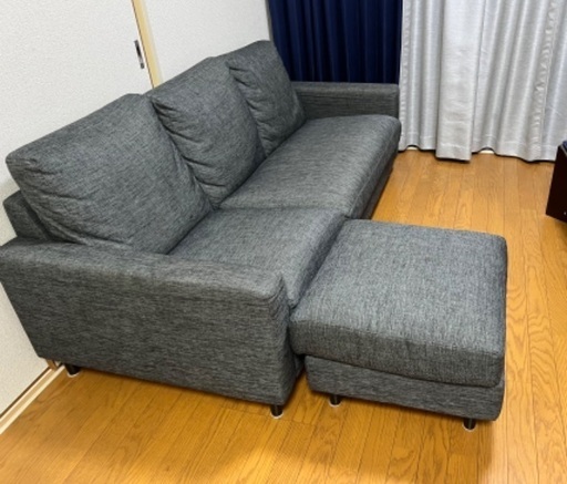 3人掛けソファ 3 seater sofa with ottoman