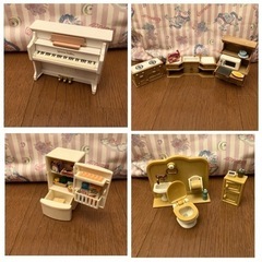 シルバニアファミリー　あかりの灯る大きなお家　まとめ売りの画像