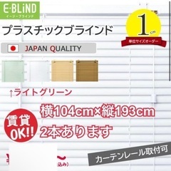 プラスチックブラインド(ライトグリーン)