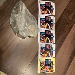 パステル5組、消しゴム
