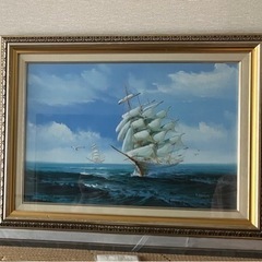 絵画　フレームつき