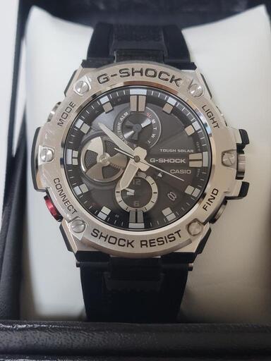 【決まりました】カシオ G-SHOCK GST-B100-1AJF GスチールG-STEEL タフソーラー Bluetooth搭載モバイルリンク