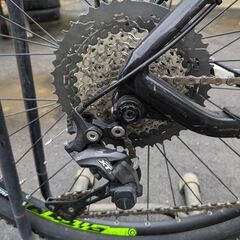 MTB・メリダビッグセブン/アルミ４７０CM１１Sフロントシングルに交換タイヤ27.5マキシスの画像