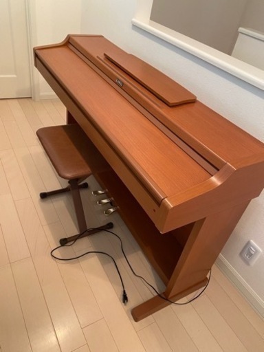 河合　電子ピアノ　木目