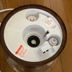 【ジャンク】アンドデコ　加湿器　ダークブラウンの画像