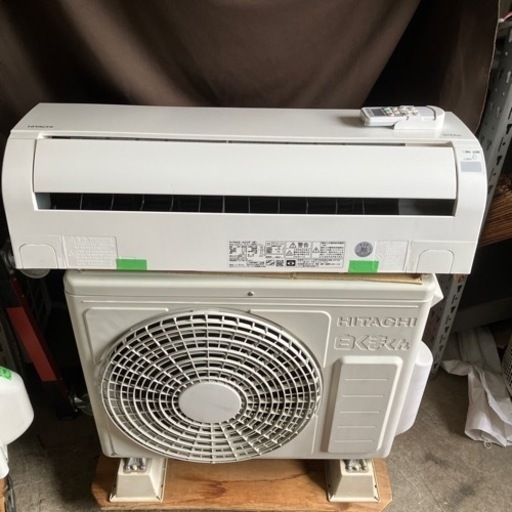 取付込み保証付、日立2018年2.2KW\n