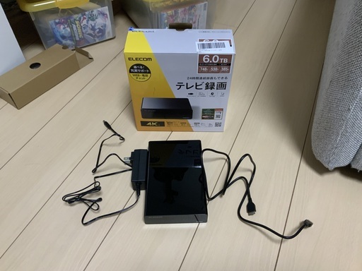 テレビ録画　外付けHDD  ELD-HTV060UBK