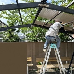 波板張り替えます！
