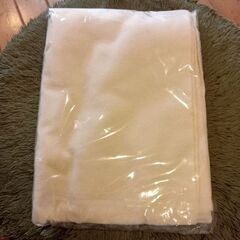 【再お値下げしました】新品未使用コットンフランネル【無漂白】2枚