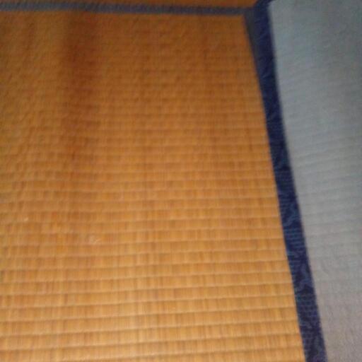 い草ゴザ  198×198cm  ヘリ生地に日焼けあり