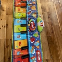 足で踏むピアノの画像