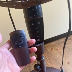 rir-350 ドウシシャ　金属製羽　扇風機　メタルブラウン　メタルファンの画像