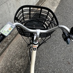 【美品】【ヤマハ】YAMAHA PAS SION-U（パス シオン ユー）電動自転車　「PA20SU」20インチ アイボリーの画像