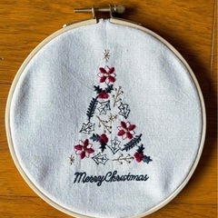 スリーコインズ クリスマス 刺繍パネル