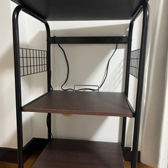 キャスター付きレンジ台　ロータイプの画像