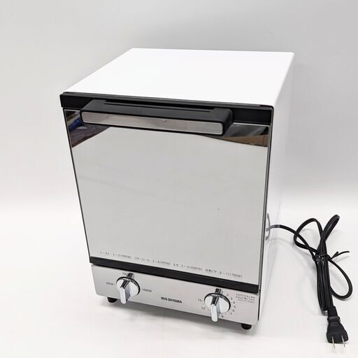 11/2 終 2023年製 アイリスオーヤマ ミラーオーブントースター MOT-012 2段 動作確認済み 24g菊NS