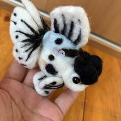 羊毛フェルト金魚の画像