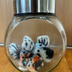 羊毛フェルト金魚